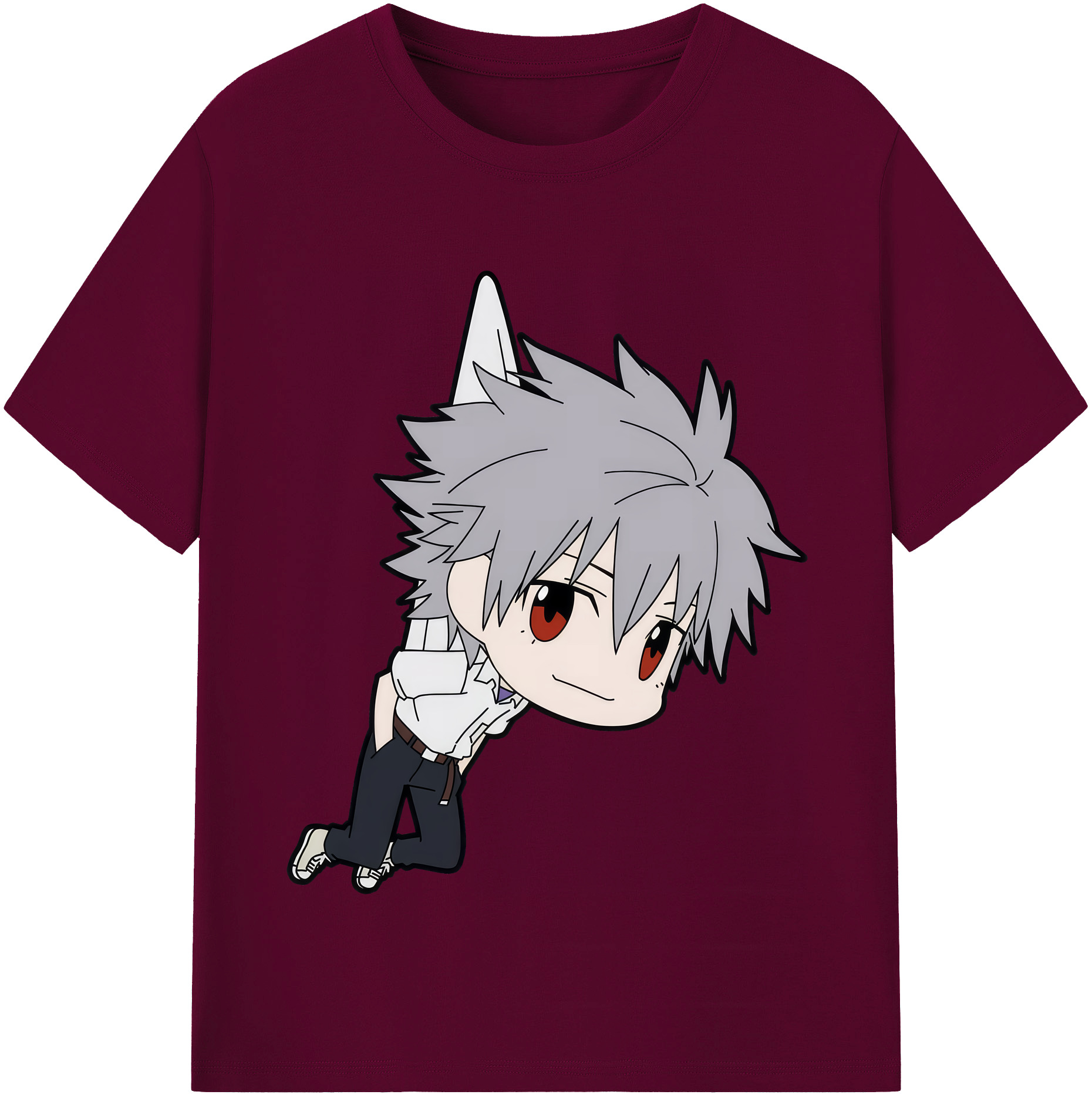 （画像用） EVA 新世紀エヴァンゲリオン レディースカジュアルプリントTシャツ（綿100％）